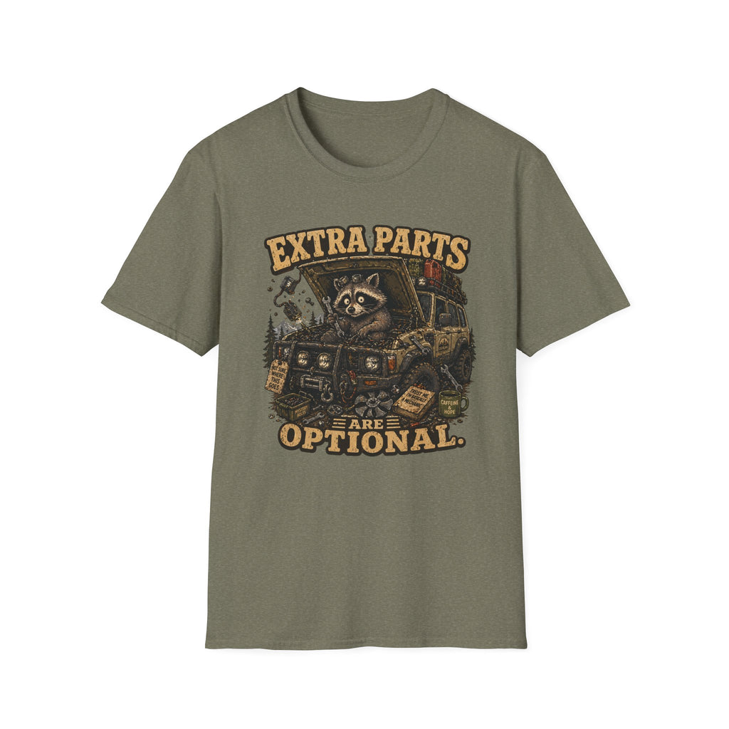 Raccoon Says Extra Parts Are Optional T-Shirt
