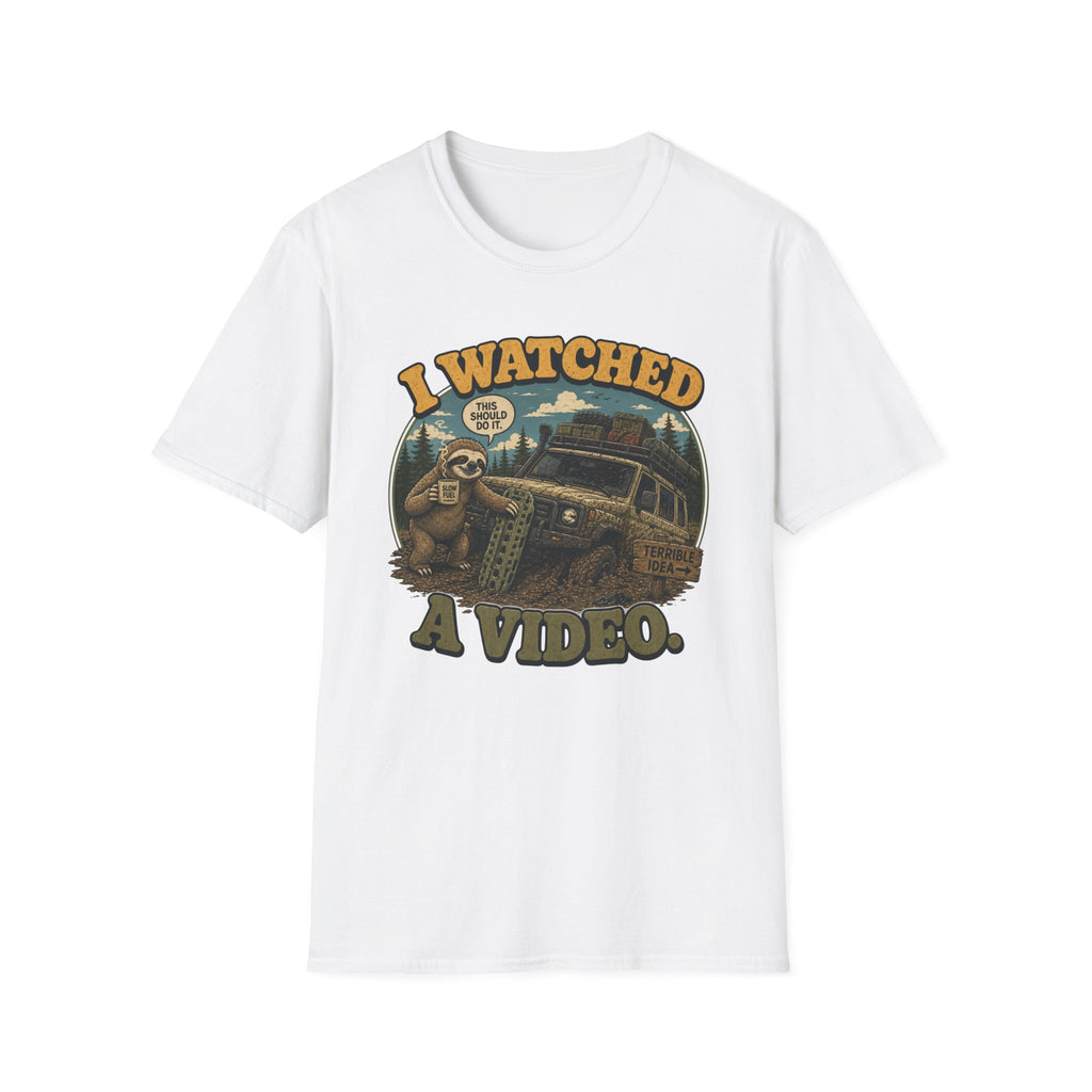 Sloth Watched A Video T-Shirt