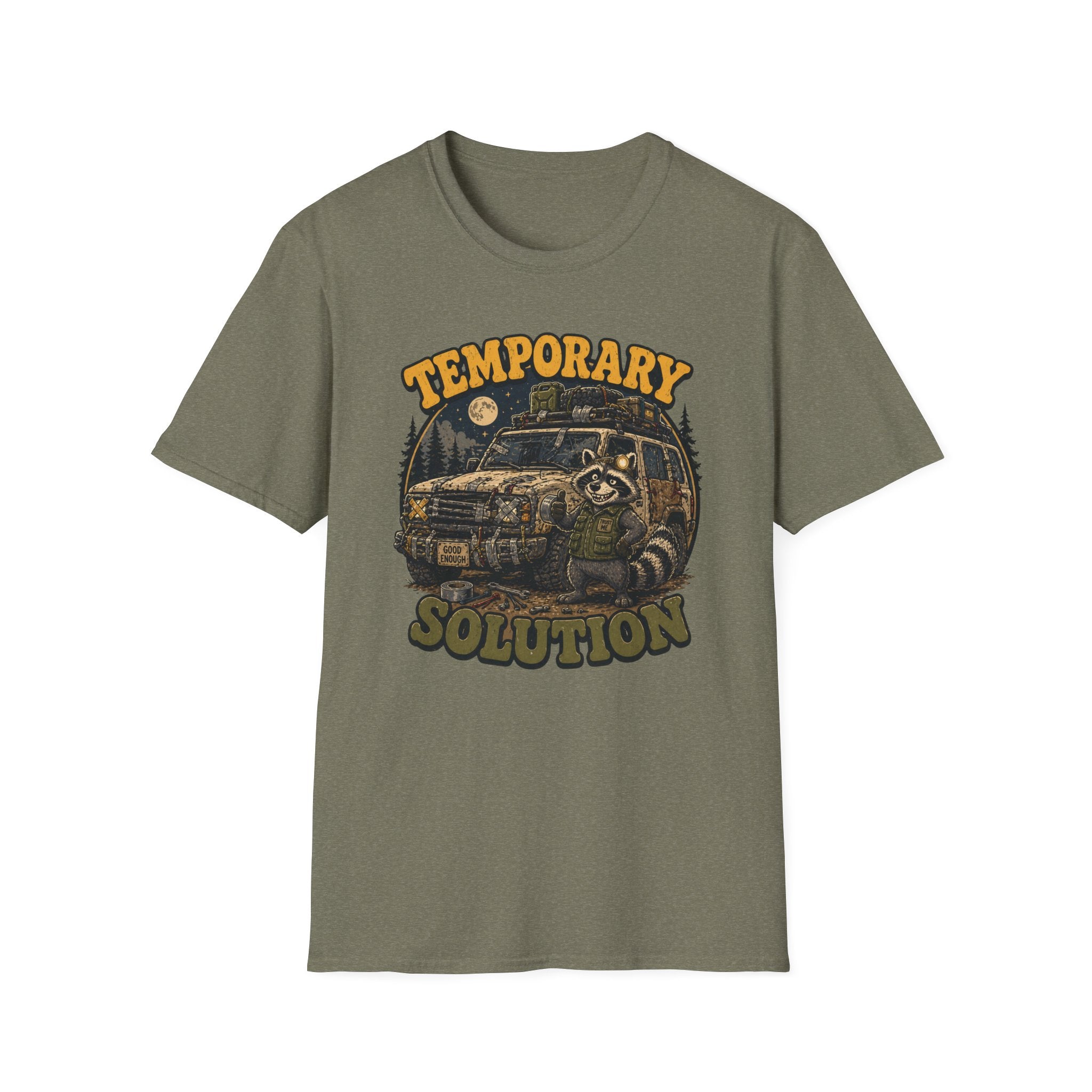 Raccoon Has A Temporary Solution T-Shirt