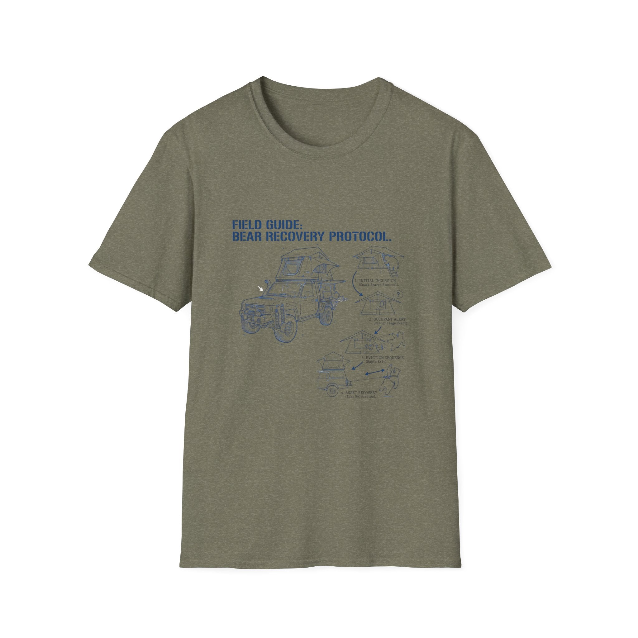 Field Guide Bear Recovery Protocol T-Shirt