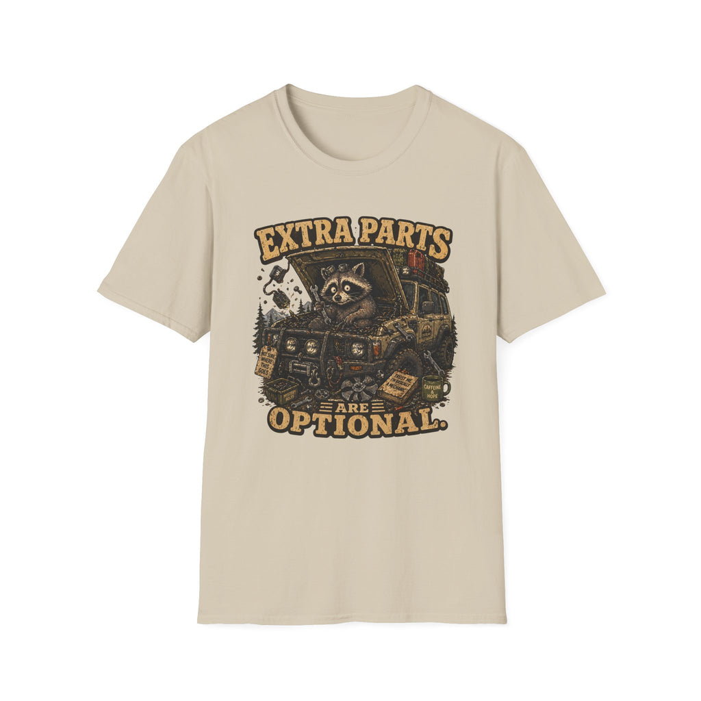 Raccoon Says Extra Parts Are Optional T-Shirt