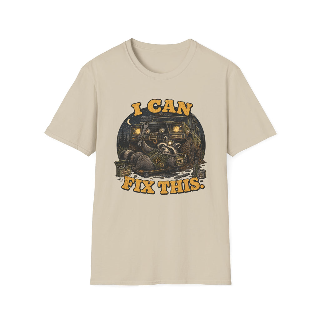 Raccoon Thinks He Can Fix It T-Shirt