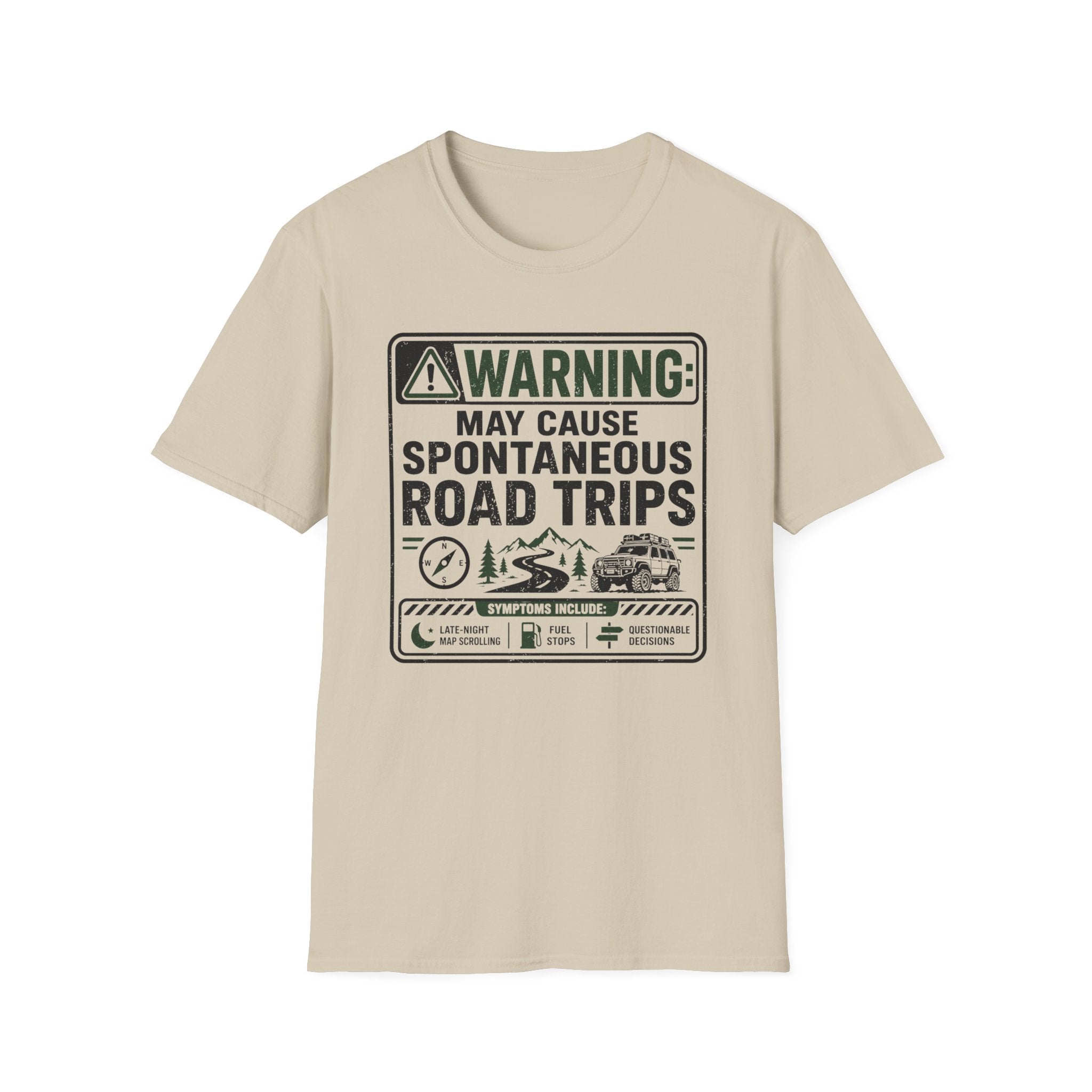 Warning: May Cause Road Trips T-Shirt