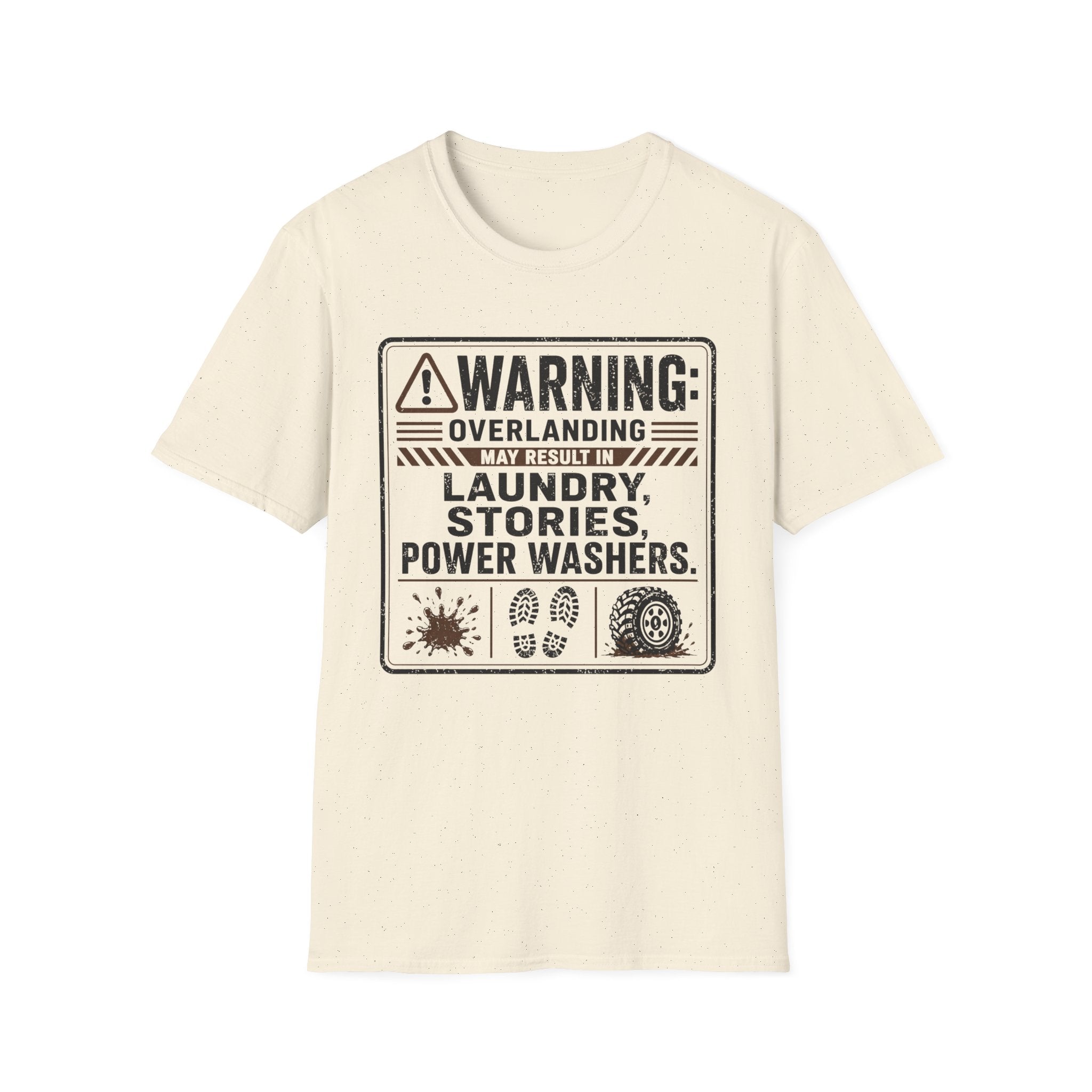 Warning: Overlanding Causes Laundry T-Shirt