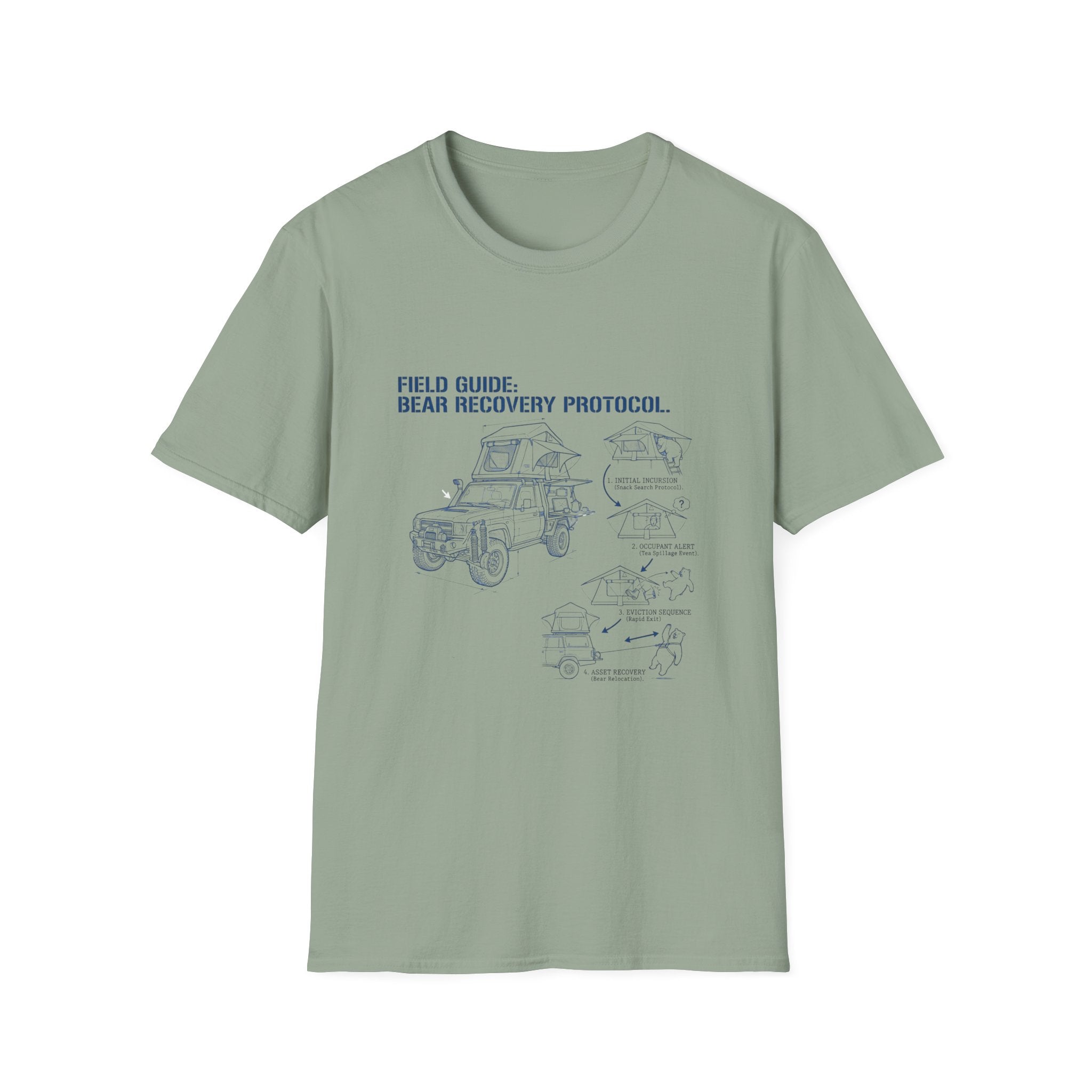Field Guide Bear Recovery Protocol T-Shirt