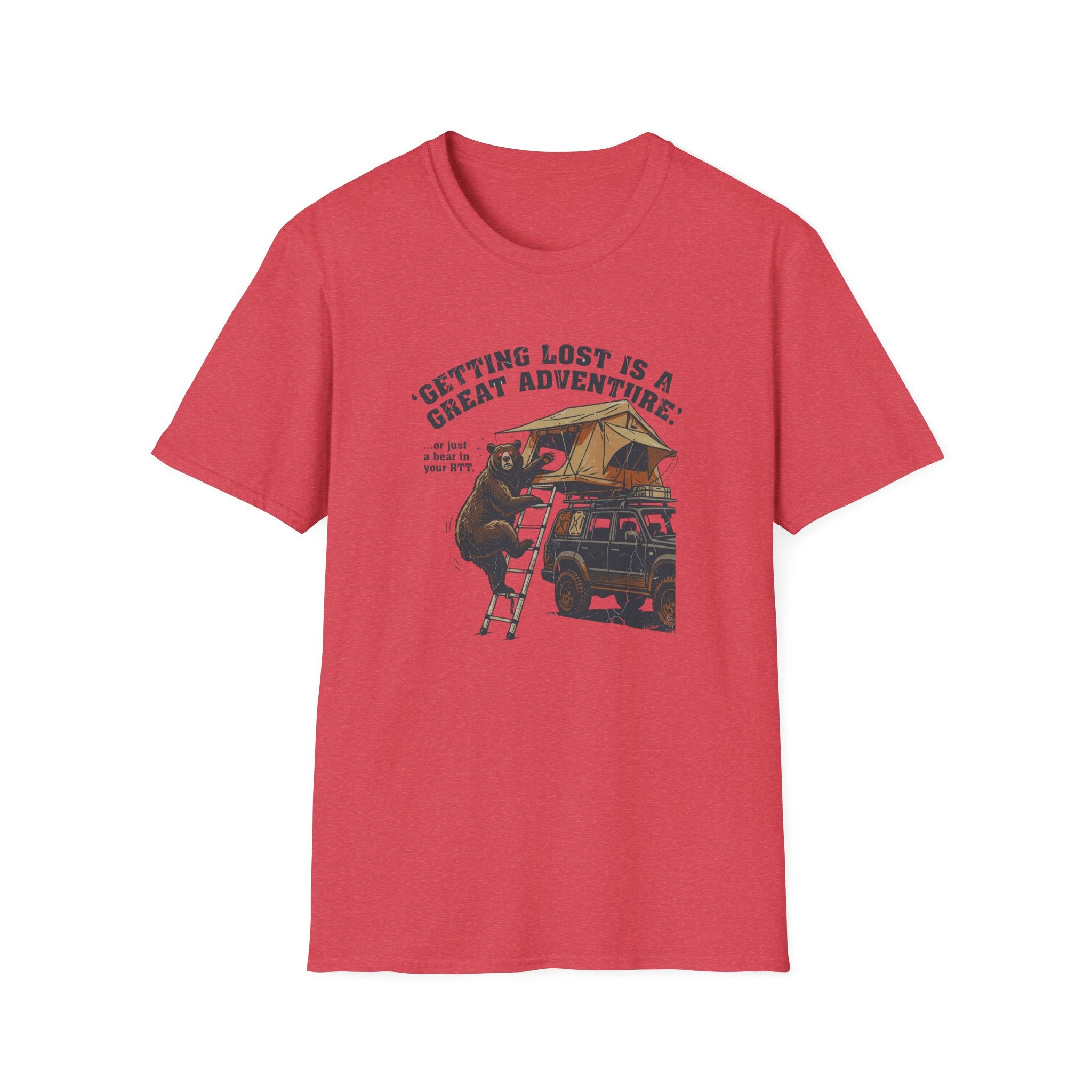 Bear In The Roof Top Tent T-Shirt