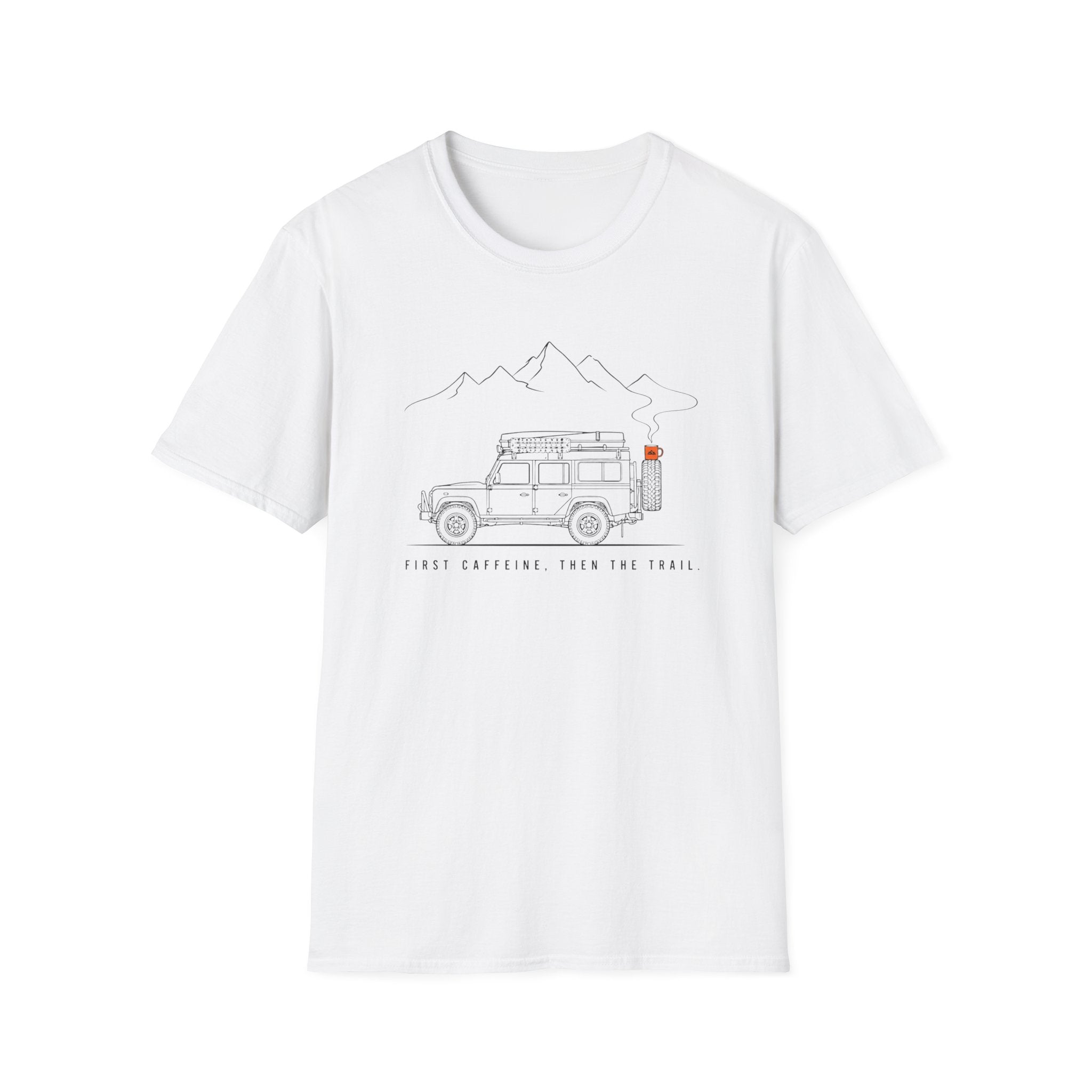 First Caffeine Then The Trail T-Shirt