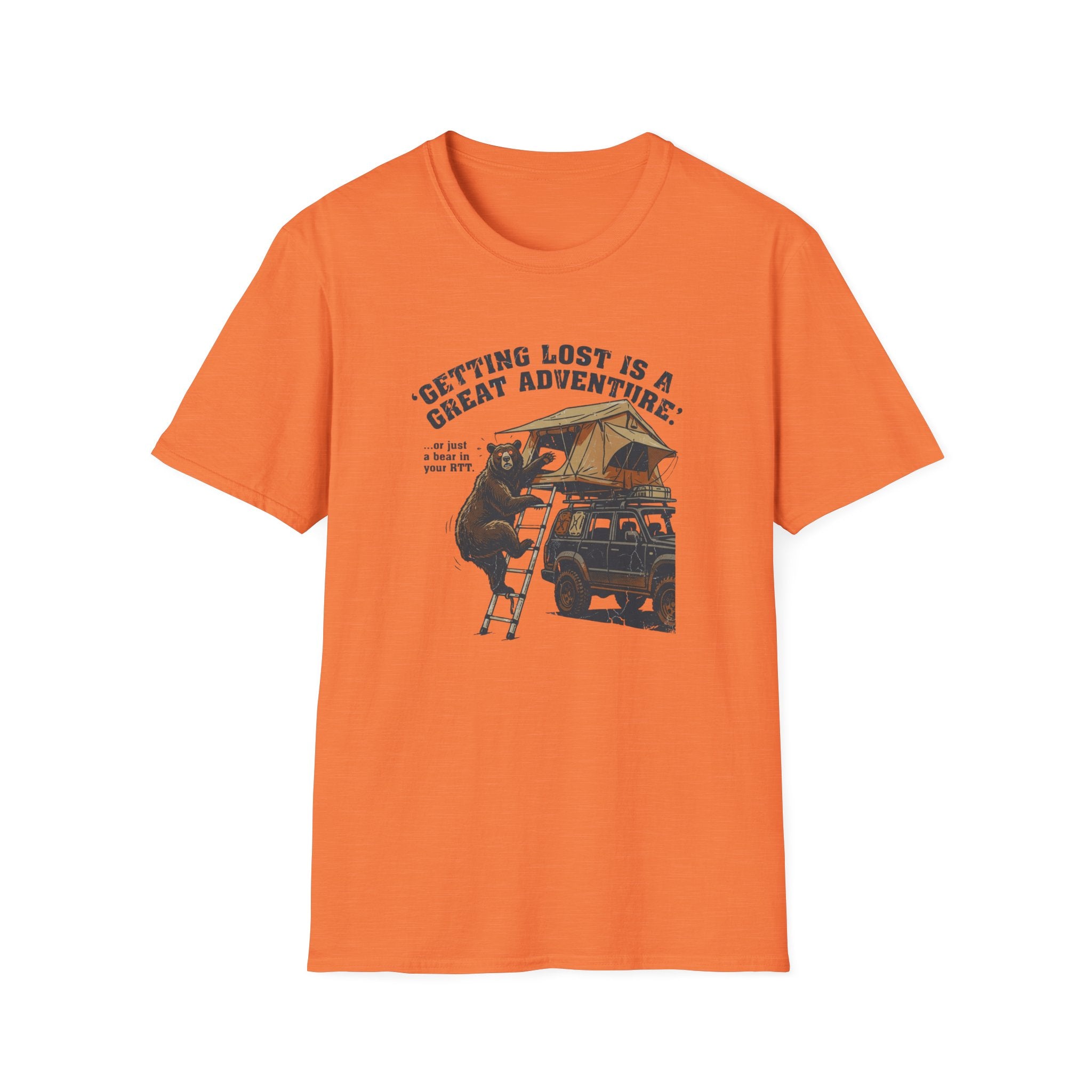 Bear In The Roof Top Tent T-Shirt