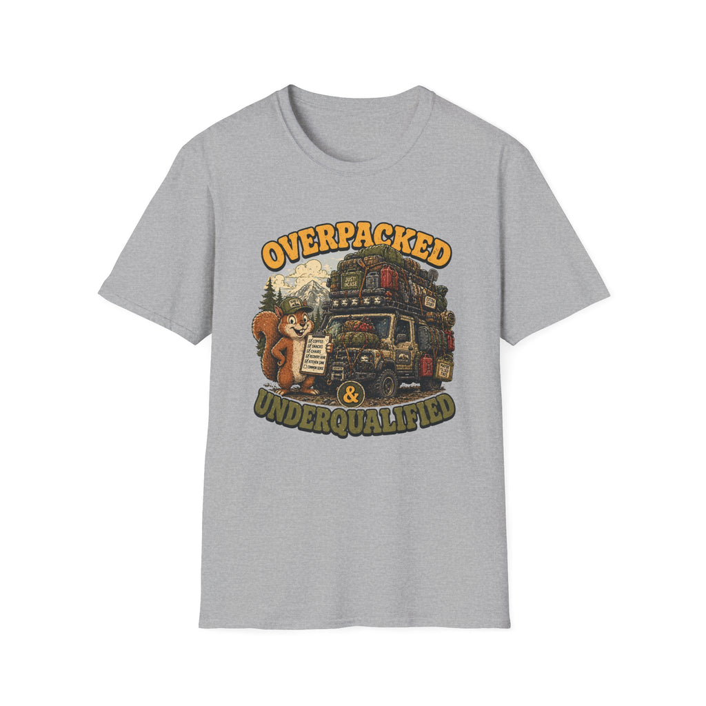 Squirrel's Overpacked and Underqualified T-Shirt
