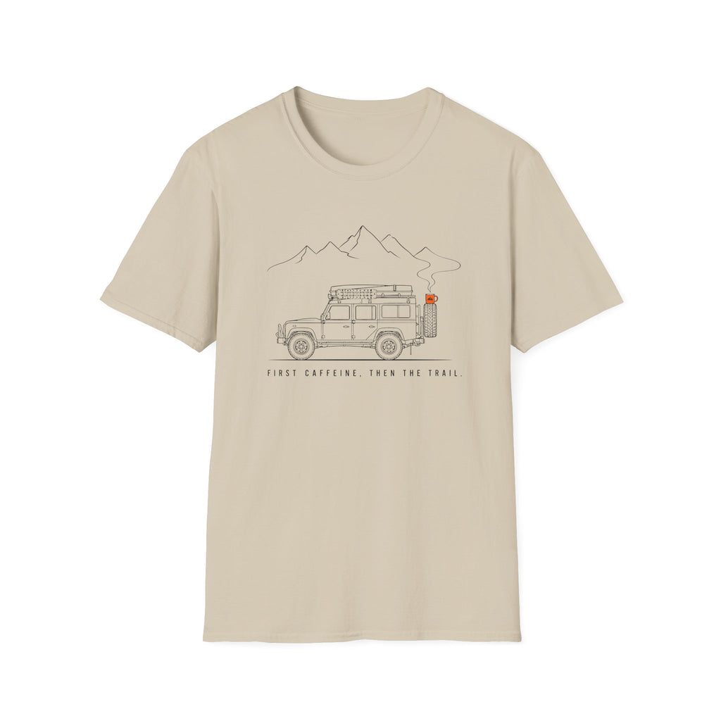 First Caffeine Then The Trail T-Shirt