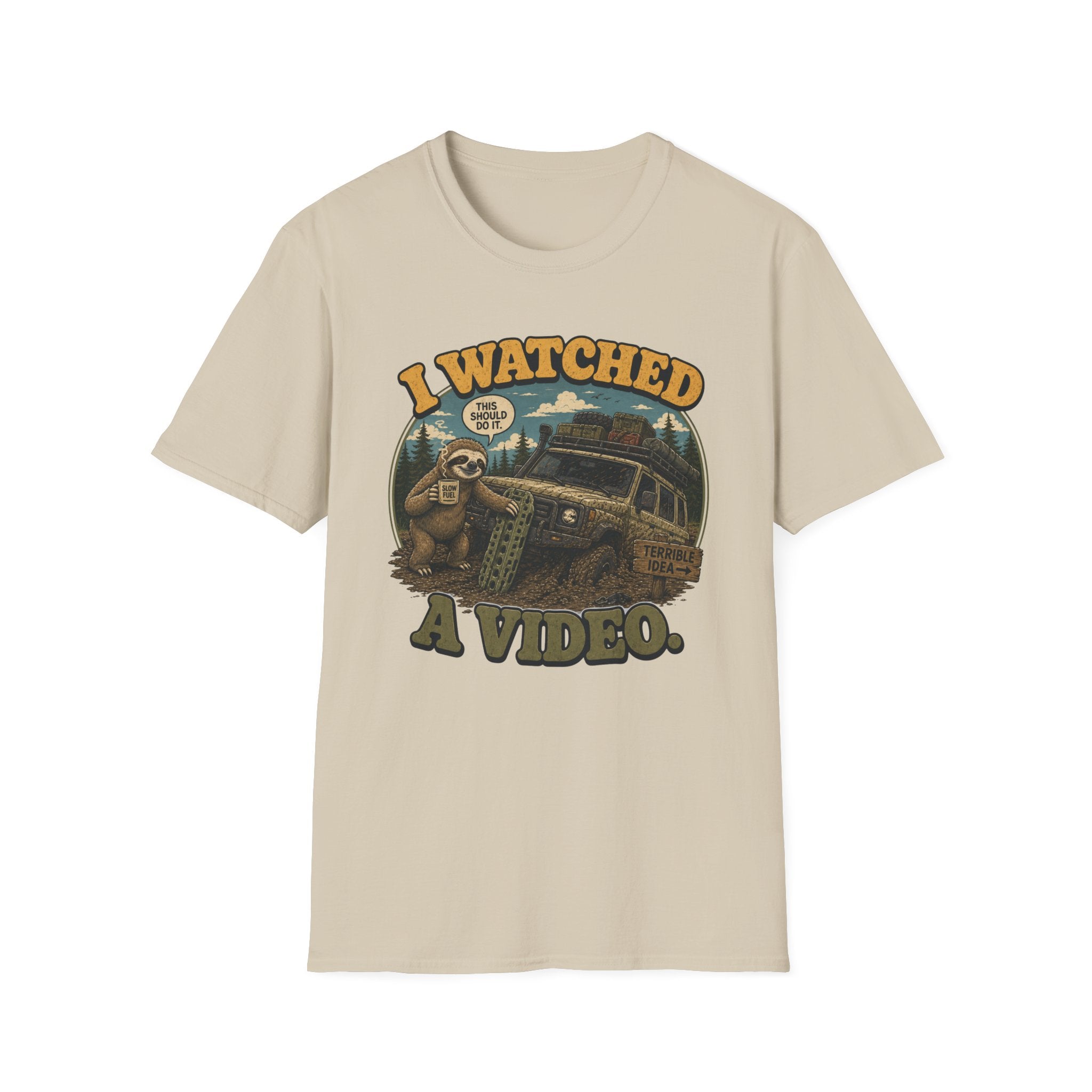Sloth Watched A Video T-Shirt