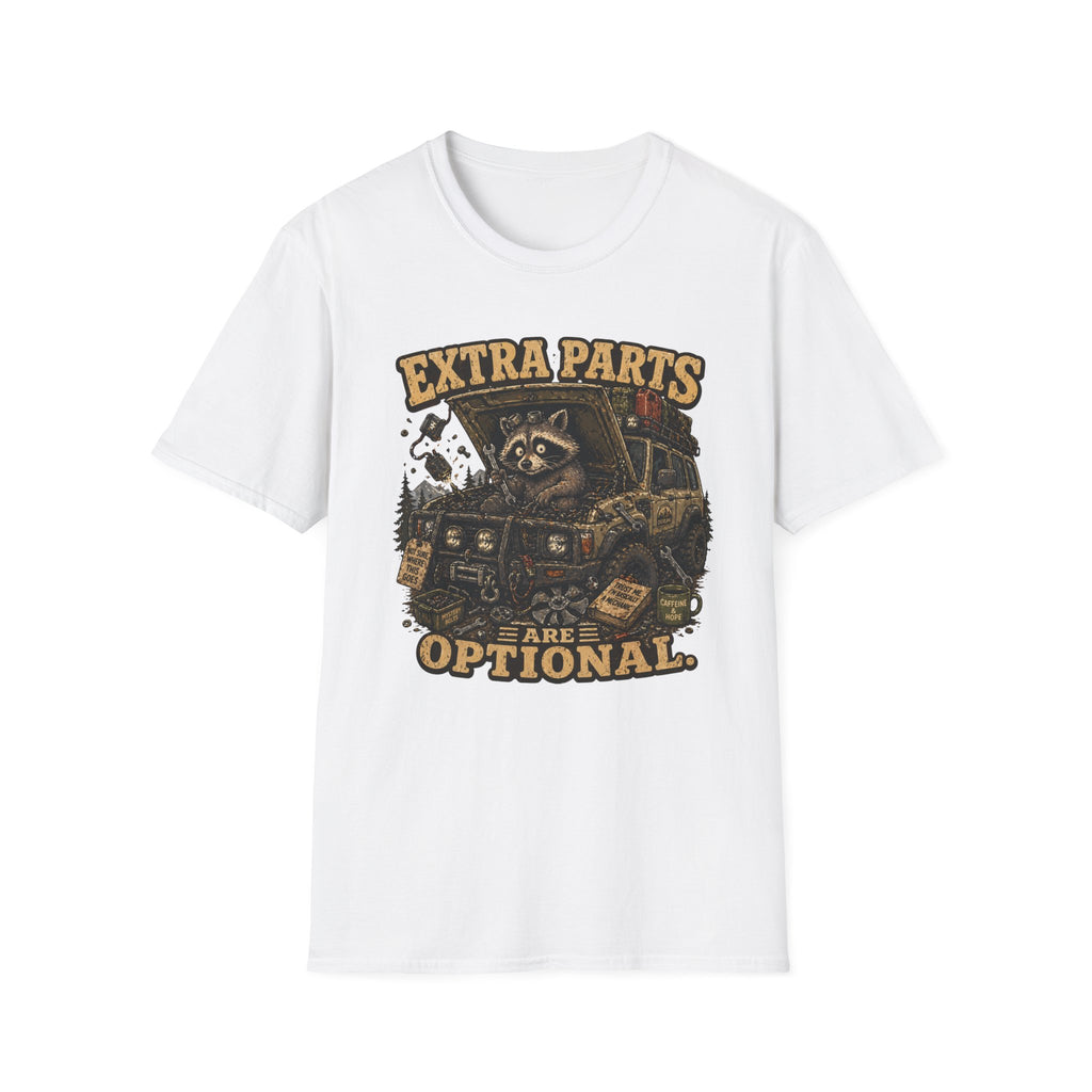 Raccoon Says Extra Parts Are Optional T-Shirt