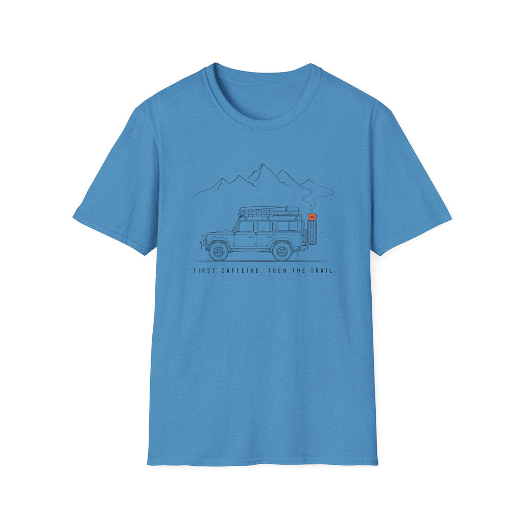 First Caffeine Then The Trail T-Shirt