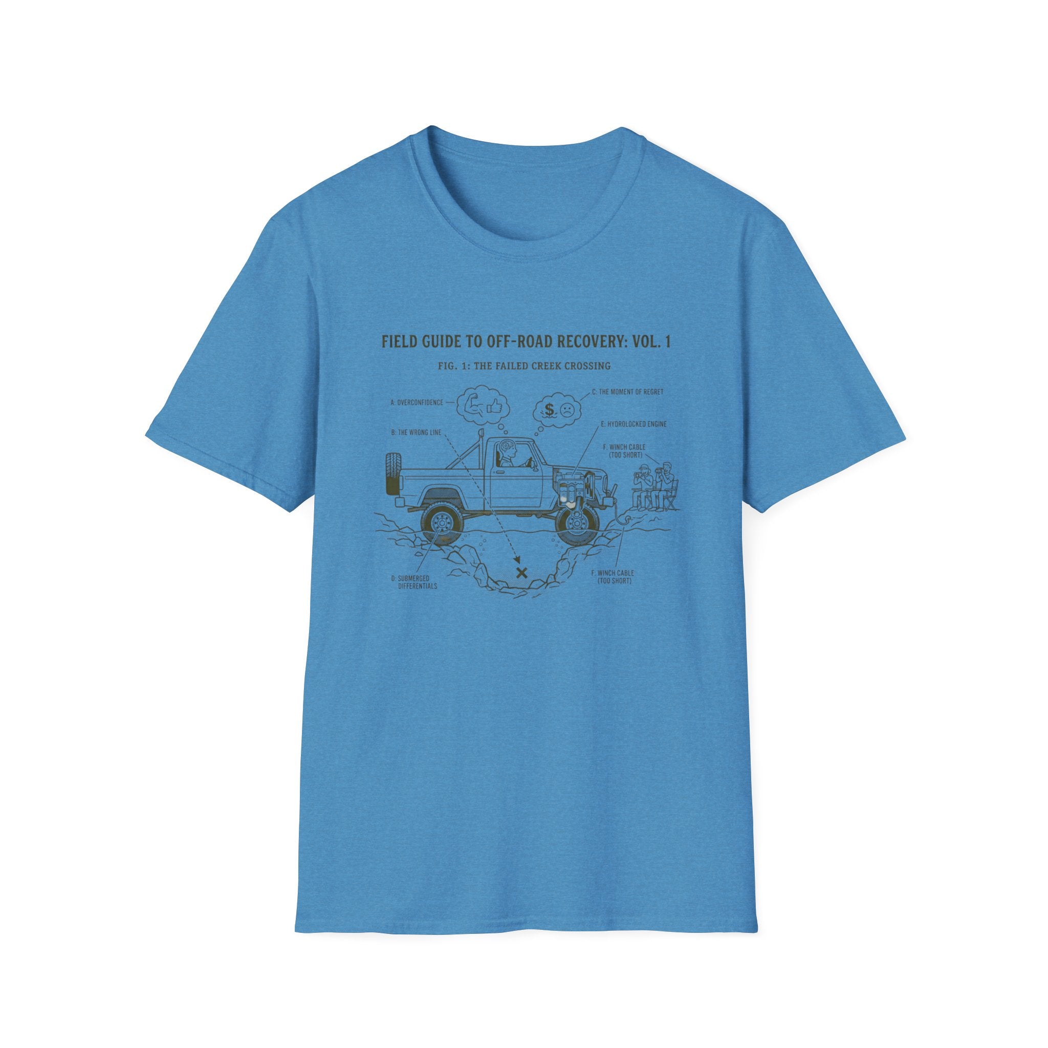 Failed Creek Crossing Field Guide T-Shirt