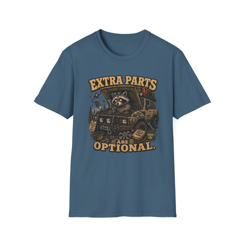 Raccoon Says Extra Parts Are Optional T-Shirt