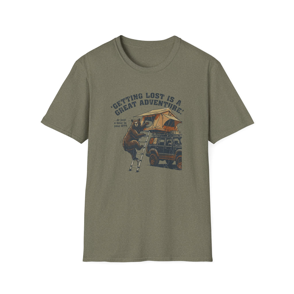 Bear In The Roof Top Tent T-Shirt