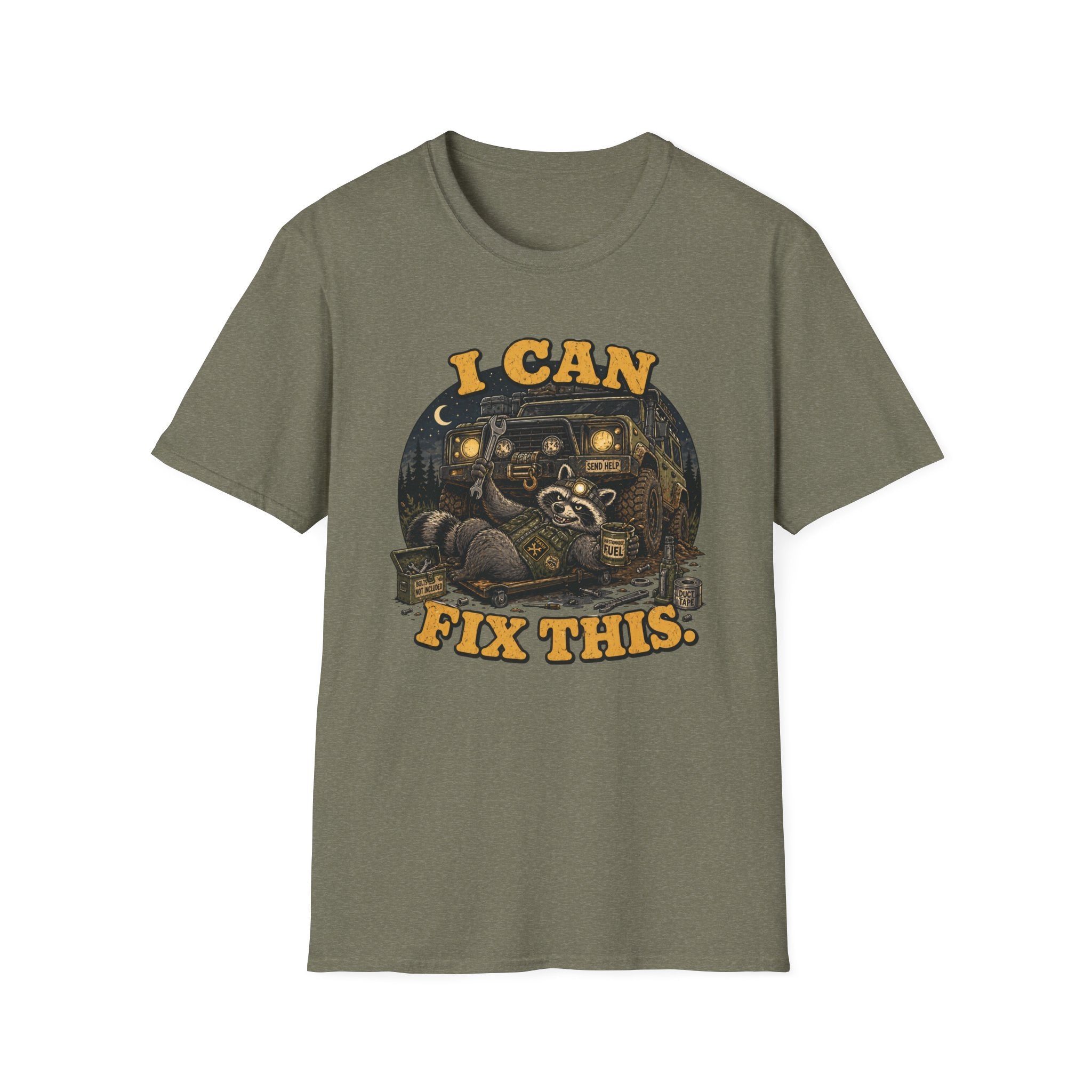 Raccoon Thinks He Can Fix It T-Shirt