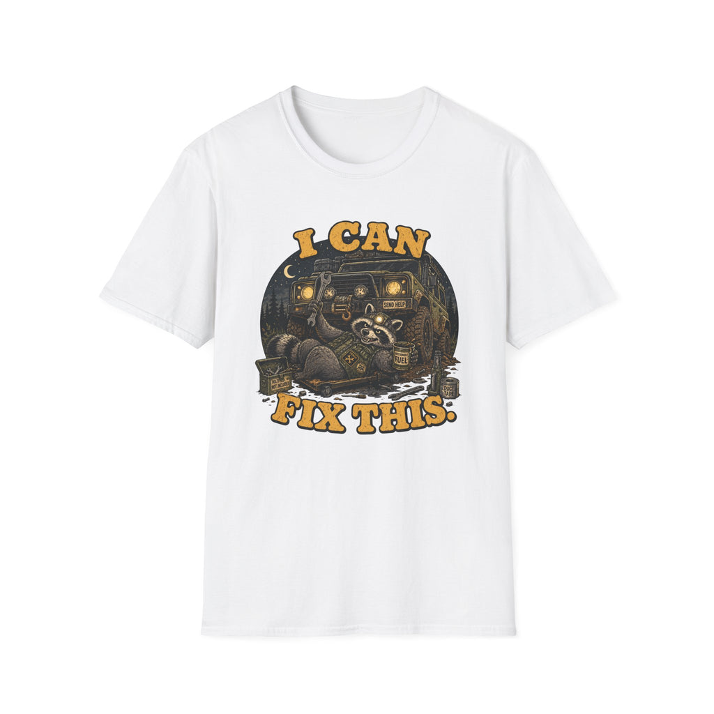 Raccoon Thinks He Can Fix It T-Shirt