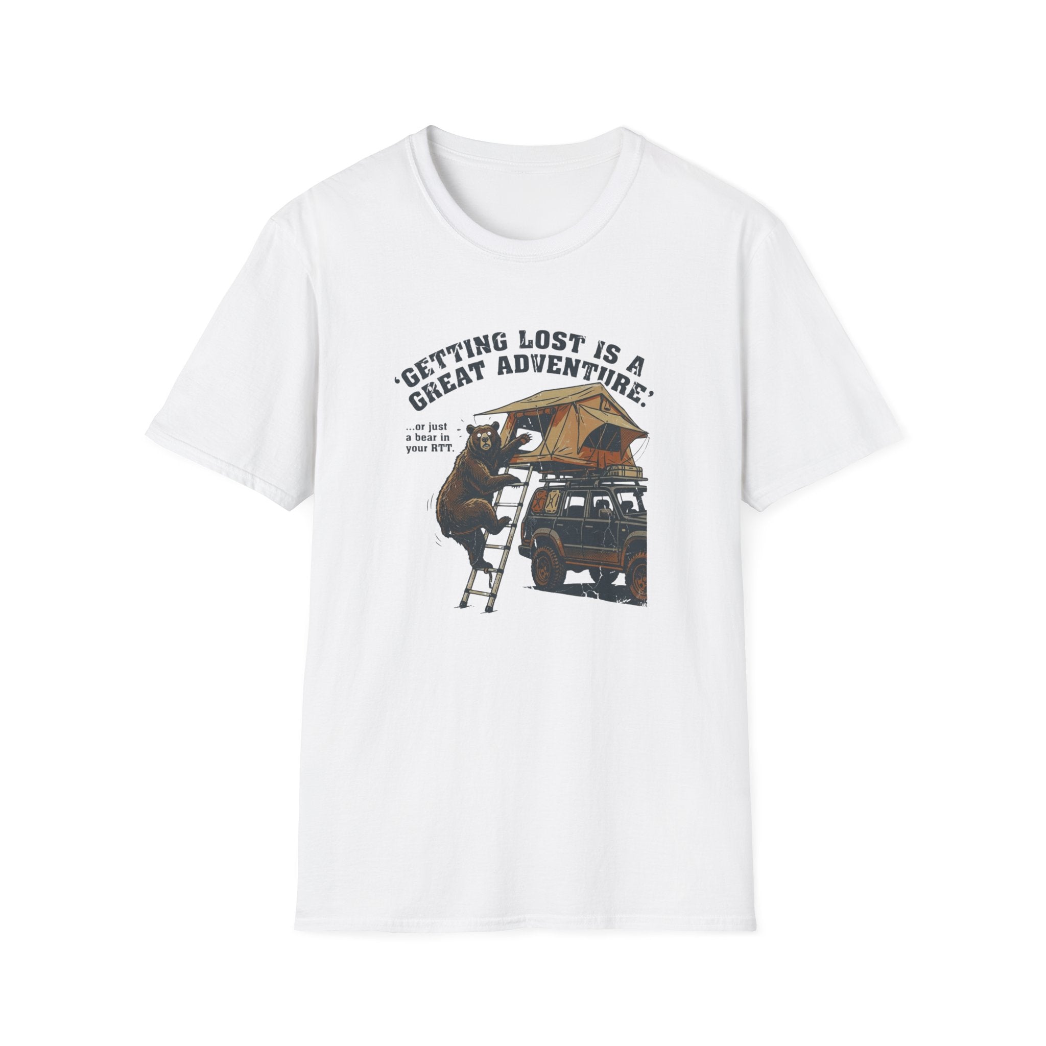 Bear In The Roof Top Tent T-Shirt