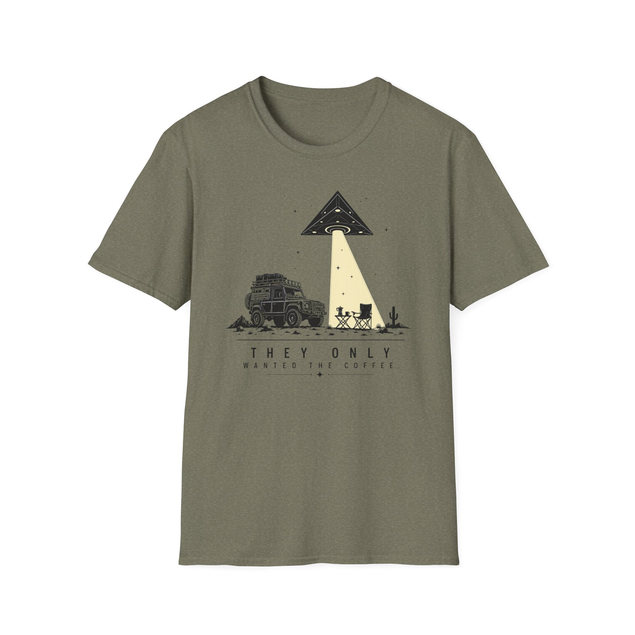 They Only Wanted Coffee Alien T-Shirt