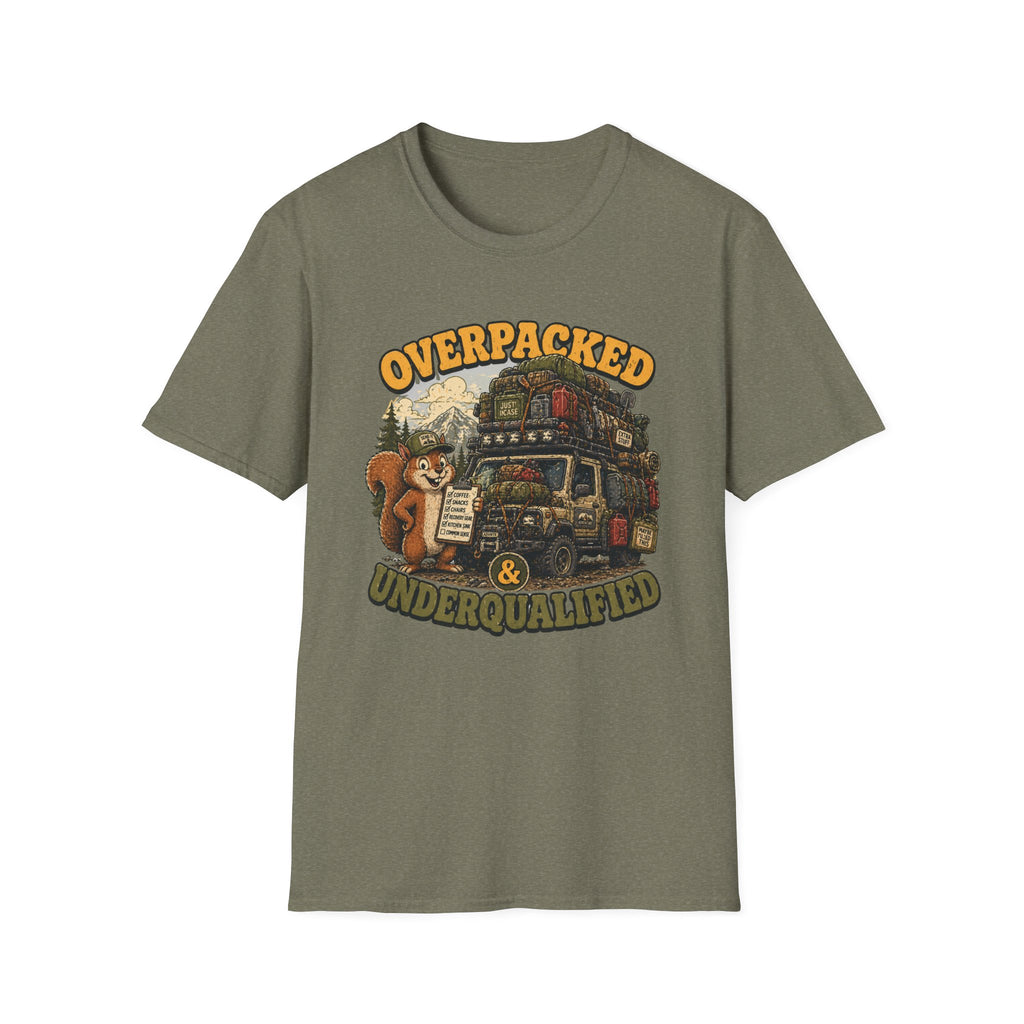 Squirrel's Overpacked and Underqualified T-Shirt