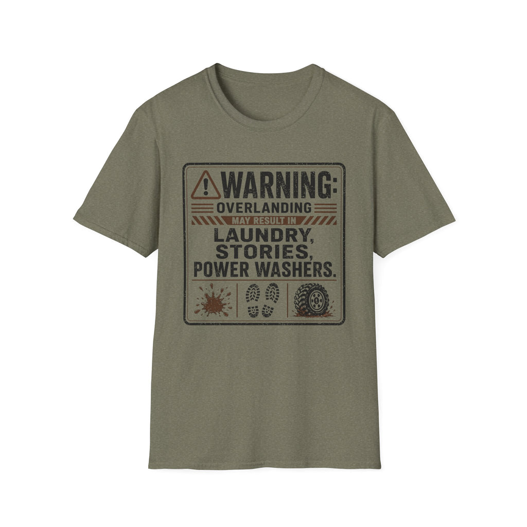 Warning: Overlanding Causes Laundry T-Shirt