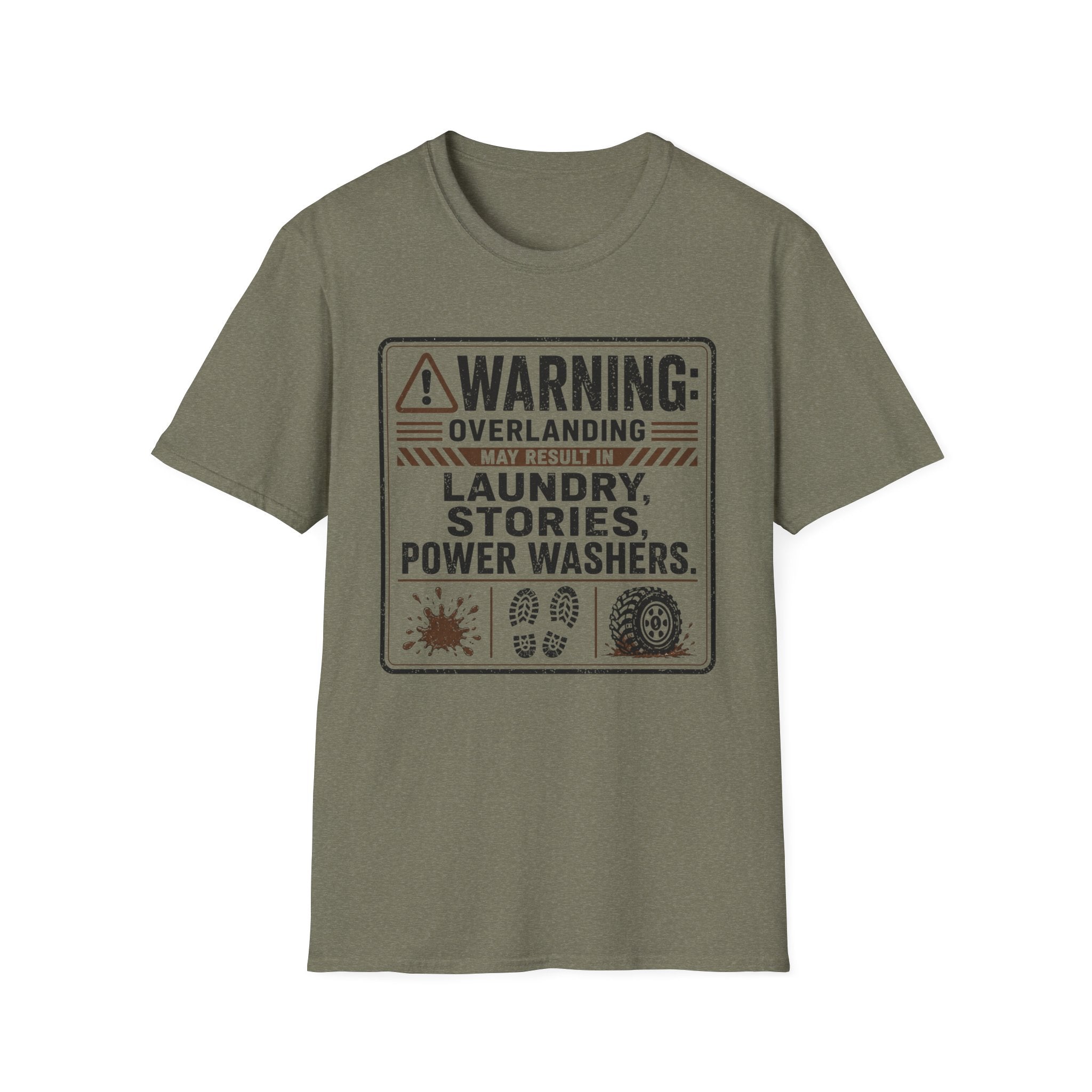 Warning: Overlanding Causes Laundry T-Shirt