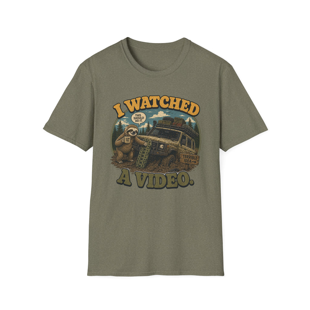 Sloth Watched A Video T-Shirt