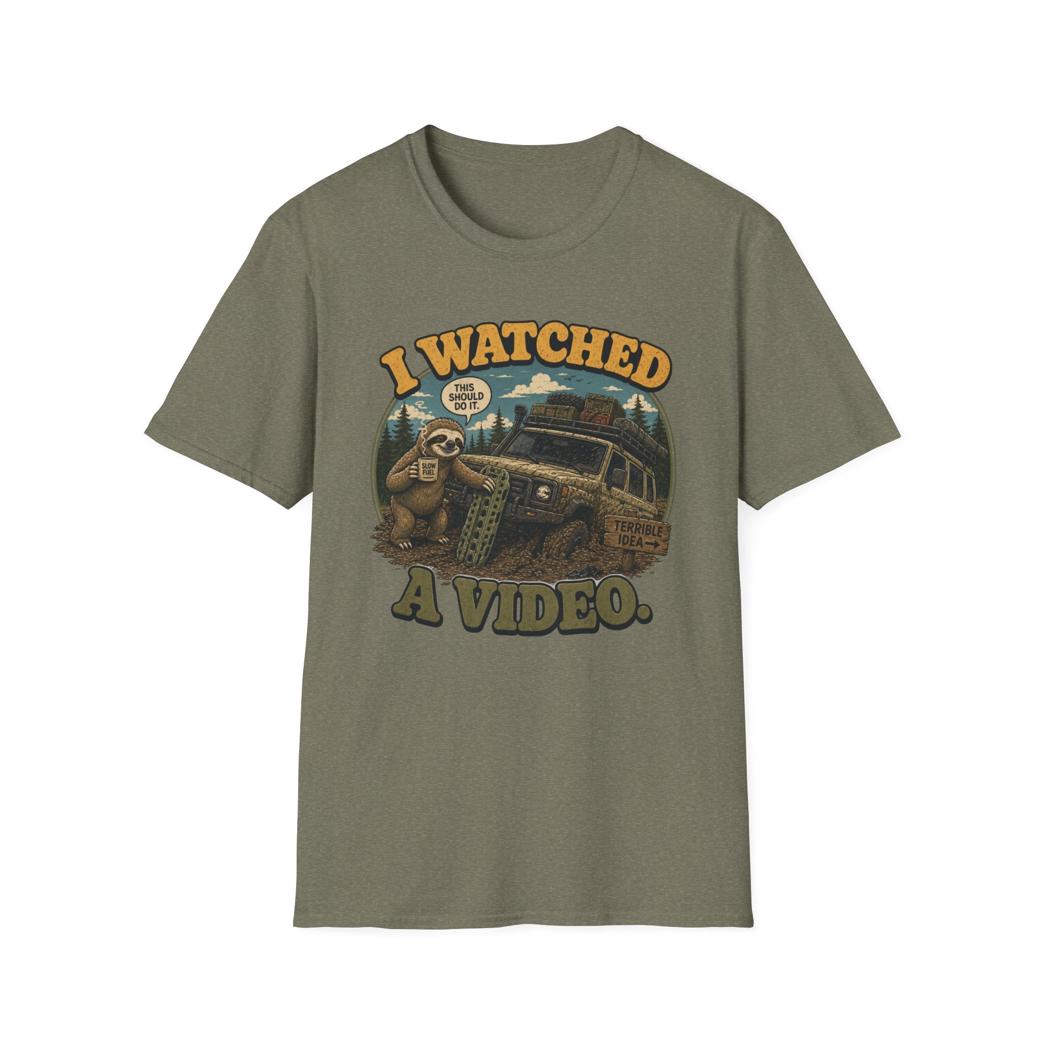 Sloth Watched A Video T-Shirt