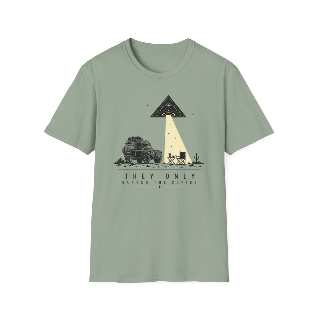 They Only Wanted Coffee Alien T-Shirt