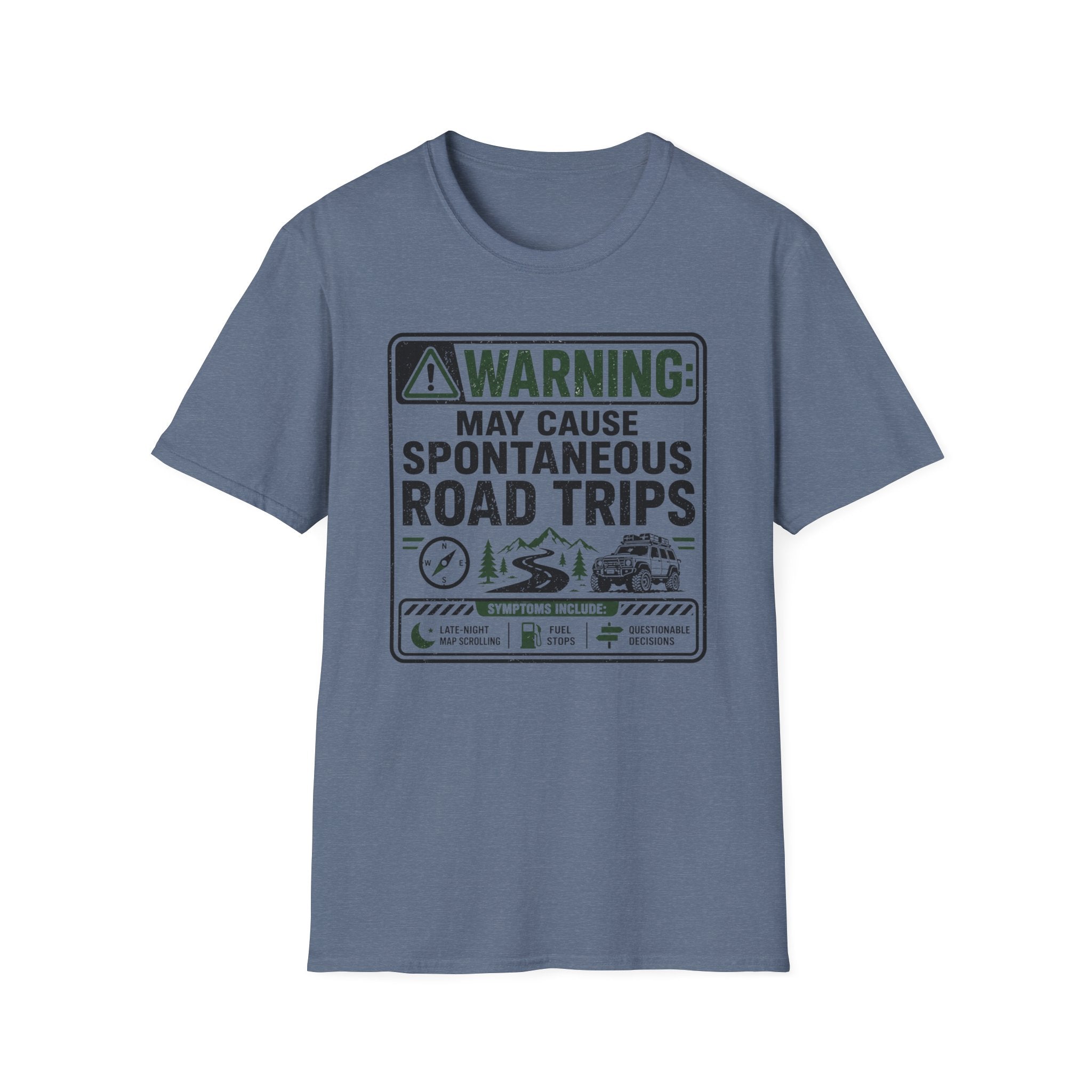Warning: May Cause Road Trips T-Shirt