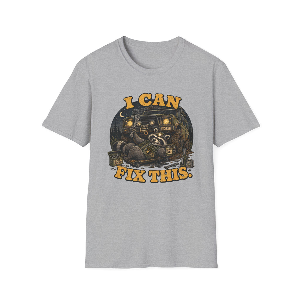 Raccoon Thinks He Can Fix It T-Shirt