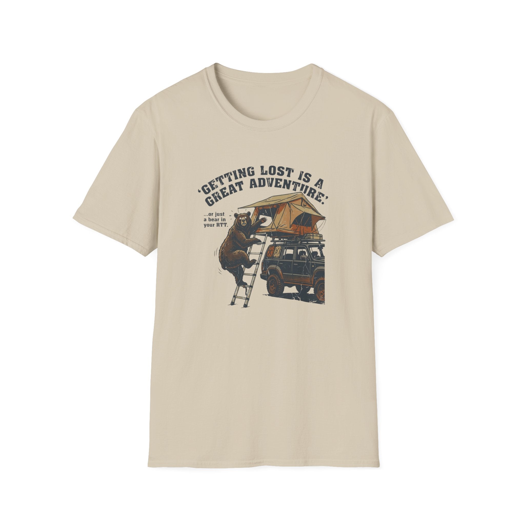 Bear In The Roof Top Tent T-Shirt