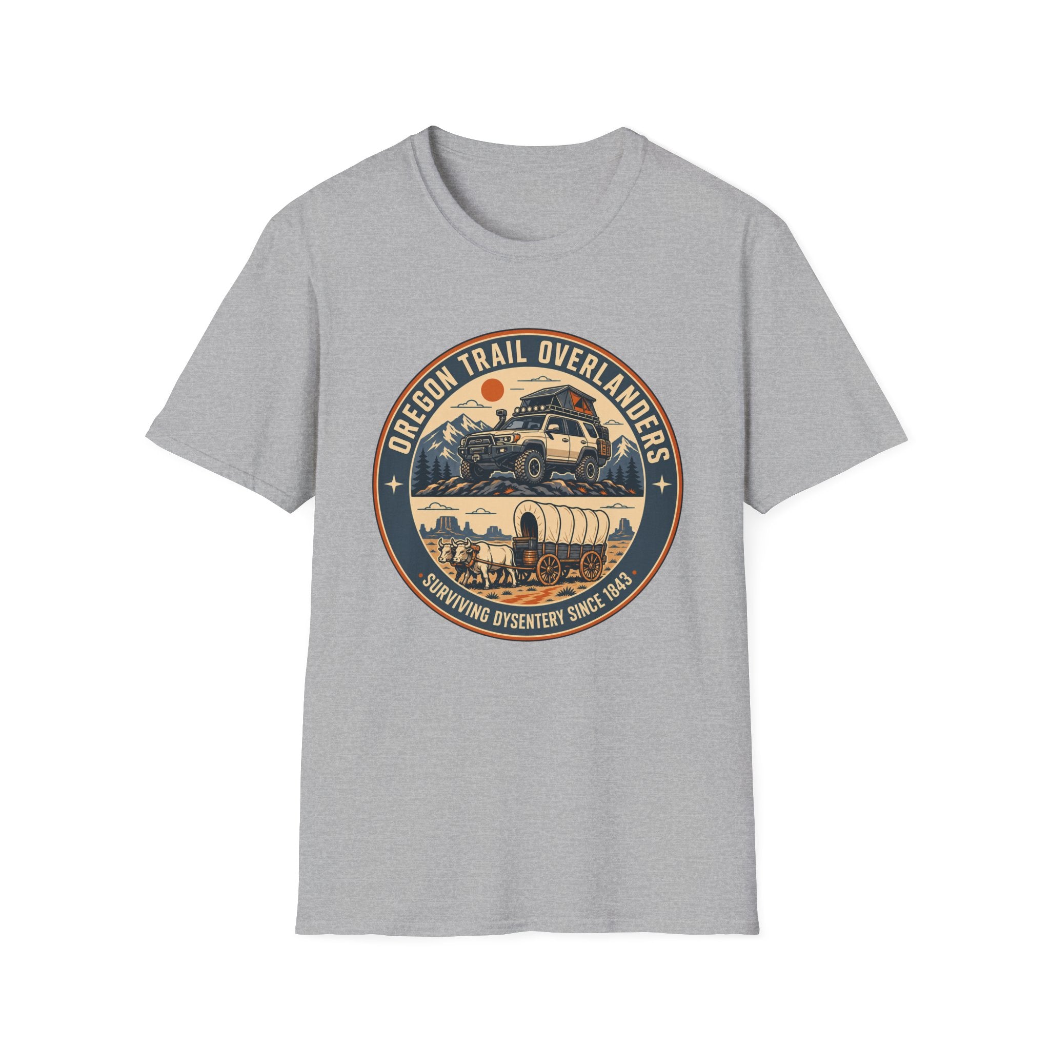 Oregon Trail Overlanders Badge T-Shirt