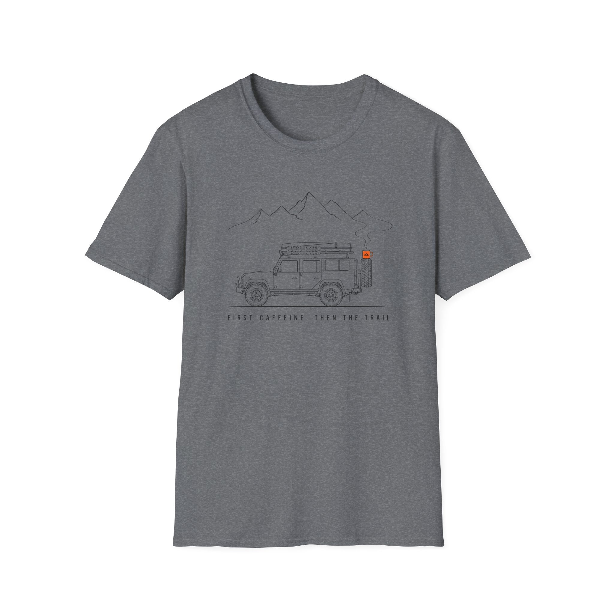 First Caffeine Then The Trail T-Shirt